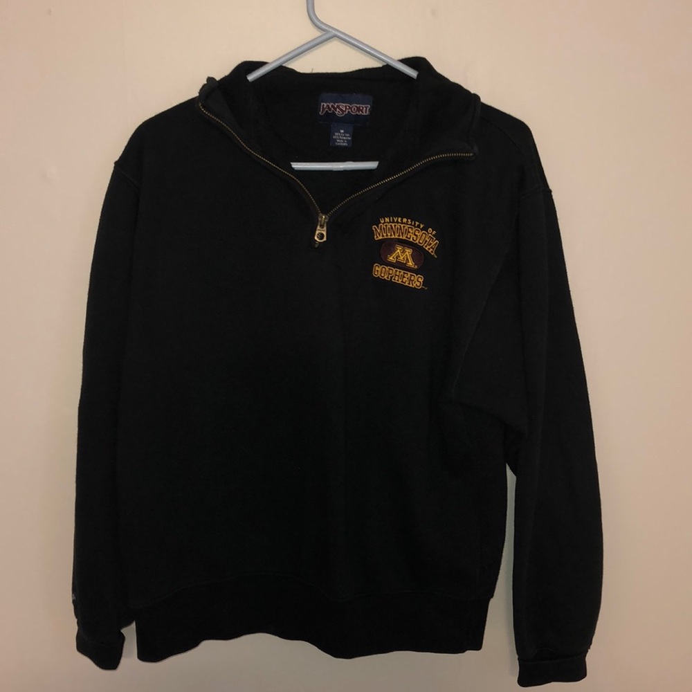 Super cute Jansport UMN 1/4 zip up